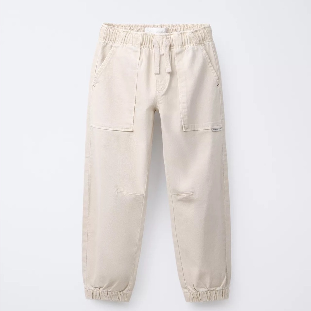 Zara Kids Beige Jogger Pants